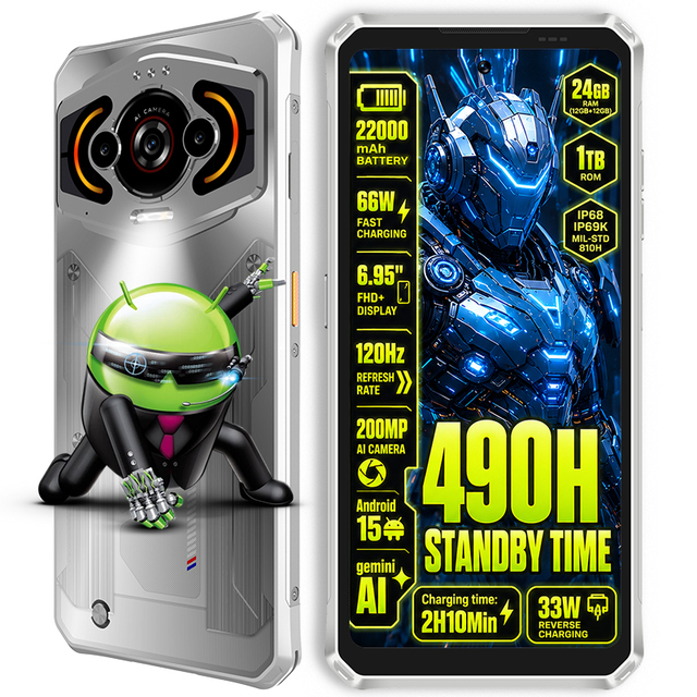 LAGENIO Panther1 Rugged Smartphone 120Hz 6.7 Inch Android 15 Global Version Bulk Price Smartphone Robuste Portables