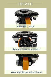 Volant de direction horizontal pour robot certifié CE TZBOT, traction 1900W, unité de commande moteur 750W - Product Image 5