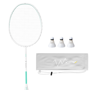 ไม้แบดมินตัน WAVAW Endorphin Green คาร์บอนทั้งตัว น้ำหนักเบาพิเศษ 80 กรัม ปรับน้ำหนักได้ สำหรับผู้เล่นมือสมัครเล่นและเยาวชน ควบคุมลูกได้ดี ด้ามจับ PU - Product Image 6