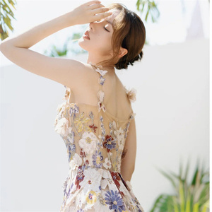 Vestito indossabile quotidiano di nuova <span class=keywords><strong>sposa</strong></span> di lusso di nicchia di fiore francese - Product Image 3