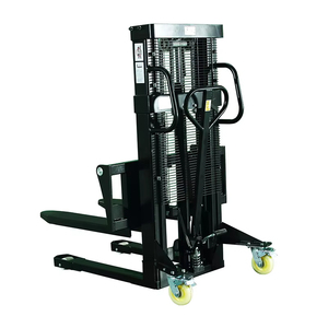 Sicuro e forte manuale idraulico <span class=keywords><strong>Stacker</strong></span> carrello elevatore manuale manuale a mano carrello elevatore <span class=keywords><strong>Stacker</strong></span> manuale con ascensore elettrico <span class=keywords><strong>Stacker</strong></span> manuale - Product Image 2