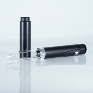 Custom Black Metal V2 60U Insulin Injection Pen with 3ml Cartridge Long-Term Accurate Delivery Durable <b>Glass</b> <b>Packaging</b> Reusable - Product Image 1