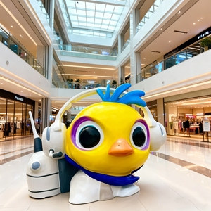 CS085 Cartoon Guard Sculpture Custom Commercial Indoor <b>Decor</b> Hand Painted Doll Statue for Hotel Lobby Retail Store Art Gallery - Product Image 5