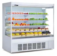 Commercial Supermarket Vegetable Open Chiller Freezer