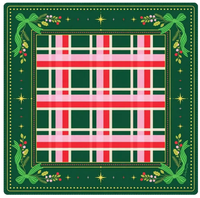 Alas Mahjong Natal Holly Jolly |   Alas Mahjong Pohon Natal Merah Hijau Merah Muda |   Neoprena Anti-Selip Peredam Suara