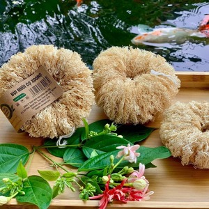 Faible MOQ, usine vietnamienne, éponge à récurer KB19 écologique en loofah, super douce, pour la cuisine, lavage de la vaisselle, non abrasive - Product Image 3