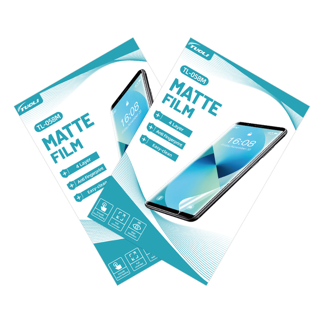 TuoLi 120*180 mm Smartphone Hydrogel Film Universal Matte Screen Protector Sheet Supplies Wholesale for Cell Phone Shop