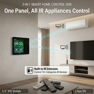 Hiwink - Sistema de Control Inteligente para el Hogar de 3.5 Pulgadas con Gateway BLE Integrado, Control Remoto IR y 3 Relés para Villas, Apartamentos, Hoteles y Proyectos - Product Image 5