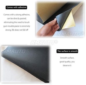 Tapis insonorisant et isolant thermique pour voiture 200x50cm 3MM 6MM, isolation phonique et thermique du moteur, mousse acoustique en coton autocollante - Product Image 5