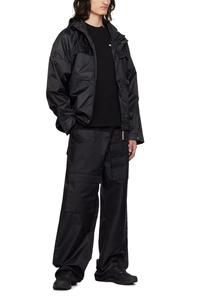 फ्लोरोसेंट शीतकालीन क्विल्ड हुडी स्वेटर आकस्मिक करीबी एनीम कढ़ाई 20 डी पकने जलरोधी रोधी लोगो जैकेट - Product Image 4