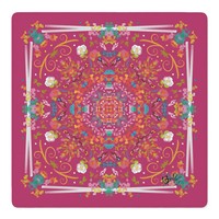 Tapis de table de mahjong de haute qualité avec un motif de peinture de paysage ; fabriqué en néoprène pour l'isolation acoustique et la réduction du bruit.