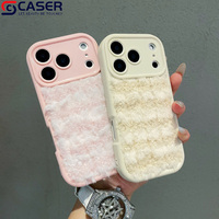 Nouvelle Arrivée Coque de Téléphone Portable en TPU Personnalisée avec Design Échelle, Doublure en Peluche, Simple et Anti-Chute pour iPhone 17 Air, 16 Pro Max, 15, 14
