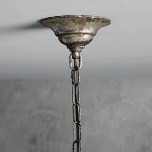 Classique en <span class=keywords><strong>fer</strong></span> forgé cristal goutte d'eau suspension lampe salle à manger cuisine Antique industriel Loft luxe lustres éclairage - Product Image 4