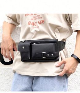 Sac bandoulière unisexe en cuir PU I-0326 avec fermeture éclair, imperméable et confortable pour une utilisation quotidienne et en extérieur - Product Image 5