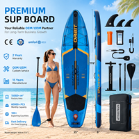 Planche à pagaie gonflable complète 11'6''*35'' avec accessoires pour débutant - Entièrement équipée - Entrepôt Pologne