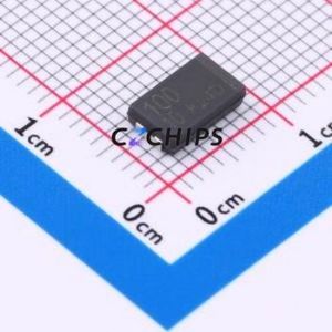 Condensateur solide MPD101M1AD19040R SMD, 7,3x4,3 mm (Capacité : 100 µF) (Précision : 20 % Tension nominale : 10 V) - Product Image 1