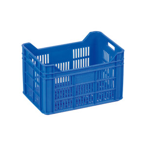 Caisse en plastique entièrement perforée KE 950, robuste, empilable, pour stockage industriel, agriculture, récolte, recyclable, pliable - Product Image 1