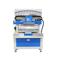 Machine automatique de distribution d'étiquettes PVC 18 couleurs, machine à goutte-à-goutte en silicone pour la fabrication de porte-clés et de coques de téléphone