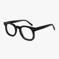 Vente en Gros de Lunettes Optiques en Acétate de Haute Qualité Lunettes avec Logo Personnalisé Lunettes Unisexe avec Imprimé Oeil de Chat Lunette Anti-Lumière Bleue Unisexe