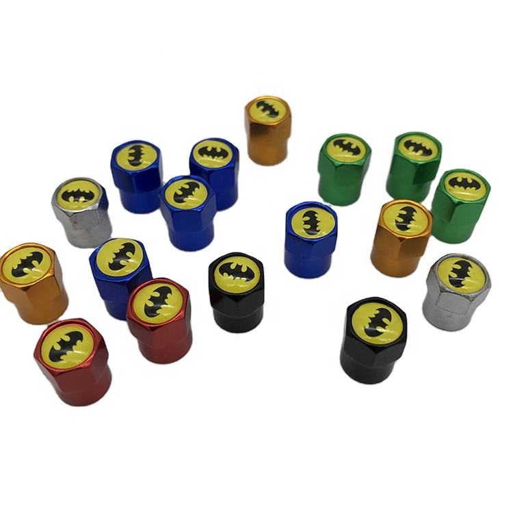 MAXFORD Colorful Metal Tire Valve Caps Car Motorcycle Bike Valve