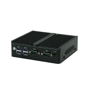 12th Gen Processor N100 DDR4 64GB Dual Lan Display Industrial Computer X86 Fanless Mini PC With RS232 RS485