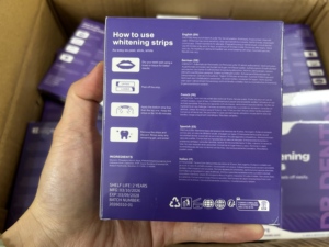 Tiras Blanqueadoras Dentales <span class=keywords><strong>Dr</strong></span>. <span class=keywords><strong>Dent</strong></span> Purple, 14/42 Tiras - Product Image 5