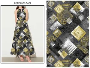 Precio Directo de Fábrica, Tela Personalizada al por Mayor con Impresión Digital, Tela 100% Rayón para Damas, Tela <span class=keywords><strong>PIPA</strong></span> DANCE - Product Image 1