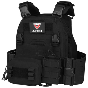 Magnetic Quick Release Tactical Style Vest 500D Nylon MOLLE Modular Utility Vest Adjustable Outdoor Training Lightweight Durable - Product Image 2