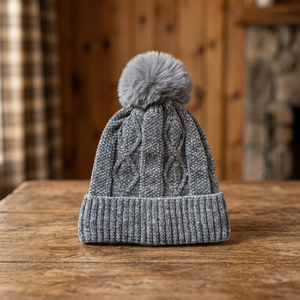 Women's Drop Knit Beanie Sweater - Product Image 2