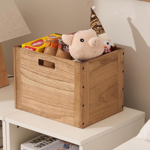 <span class=keywords><strong>Cube</strong></span> de rangement en <span class=keywords><strong>bois</strong></span> <span class=keywords><strong>empilable</strong></span> Panier Bacs Organisateur pour la maison Livres Vêtements - Product Image 5