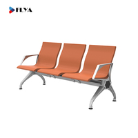 Vente directe : Mobilier de salon d'aéroport, bancs de réception en acier pour hôpitaux et cliniques, chaises d'attente connectables à prix abordable