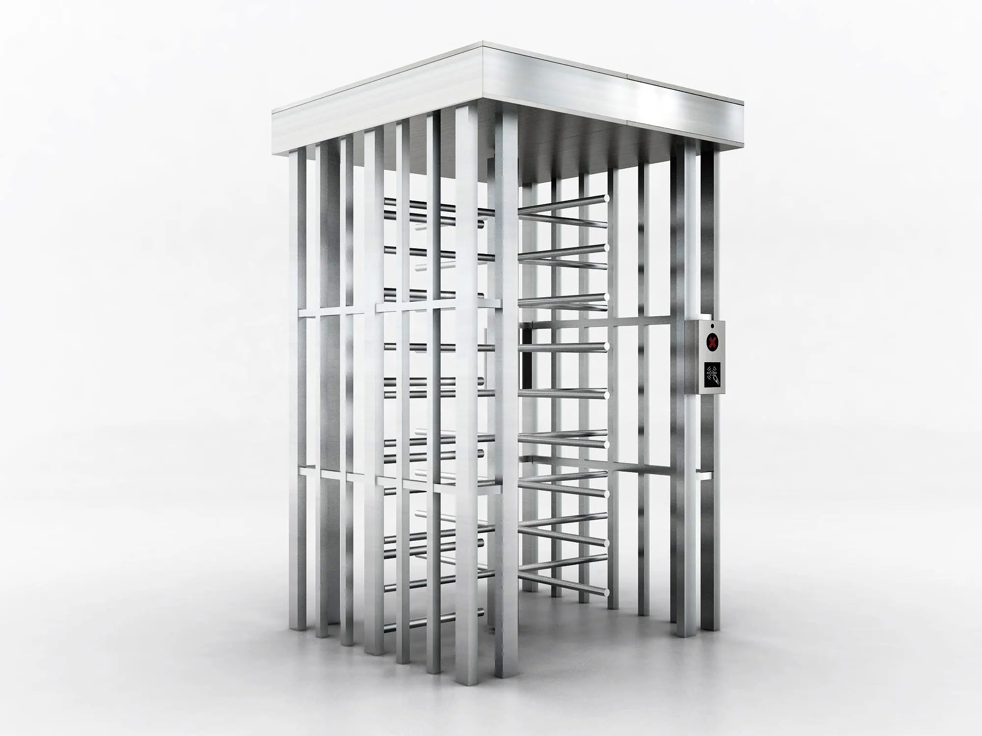 Outdoor Anti-Rust Stainless Steel Tourniquet Access Control Full Height Turnstile Gate For Park