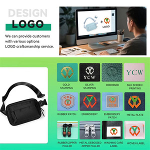 <span class=keywords><strong>Riñonera</strong></span> de Lujo Personalizada OEM, Bolsa de Cintura Resistente al Agua, Bolsos Cruzados de Moda para Correr - Product Image 4