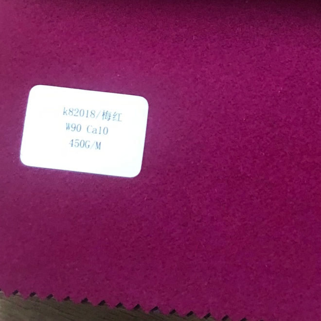 Bright Color Wool Cashmere Fabric in Ready Stock for Women's Coat Wool Clothing