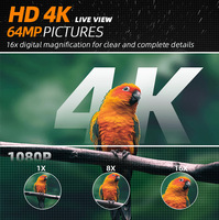 New 2.8-Inch 2.4GHz 4K HD WiFi Electronic Eyepiece 64MP Wireless Control Telescope Camera Universal Astronomical Mirror