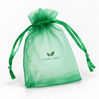 Sacs de shopping en organza en gros, pochettes cadeaux personnalisées avec cordon pour bijoux, cosmétiques et cadeaux de fête