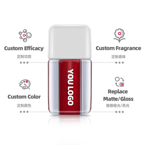 Jelly Tint 3 en 1, rouge à lèvres liquide mat pour les lèvres, les joues et les yeux, rouge pomme, 4 ml, maquillage hydratant pour tous types de peau - Product Image 4