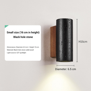 Wabi Sabi travertine chiếu sáng phòng ngủ cạnh giường ngủ nền tường LED travertine đá Tường Đèn - Product Image 6