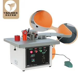 Small Portable Handle Edge Bander for Straight or Curve Motor Provided Edge Banding Machine Automatic Gluing Manual