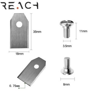 ใบมีดตัด<span class=keywords><strong>หญ้า</strong></span>หุ่นยนต์เคลือบ<span class=keywords><strong>ไท</strong></span>เทเนียมขนาด 35 มม. สำหรับใช้ในสวน รองรับ<span class=keywords><strong>เครื่อง</strong></span><span class=keywords><strong>ตัด</strong></span><span class=keywords><strong>หญ้า</strong></span>หุ่นยนต์สำหรับสวน - Product Image 2