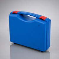 OEM Mousse personnalisée et impression de logo Échantillon en plastique Boîte de démonstration avec différentes couleurs Mallette à outils simple et légère avec mousse personnalisée