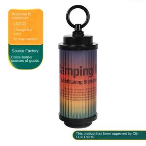 Nouvelle lampe de camping solaire LED portable d'extérieur, étanche, avec aimant, lampe de travail, lumière d'avertissement, indice de protection IP68, nickel-métal - Product Image 5