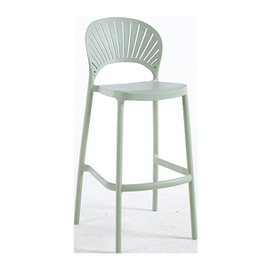 Tabouret de <span class=keywords><strong>bar</strong></span> design TrustPass T-799X, coque minimaliste et créative en plastique, usage commercial, dossier avec rembourrage épaissi - Product Image 5