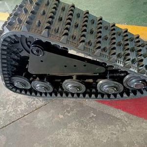 مسار مطاطي لسكوتر الثلج، زاحف مطاطي للمركبات الثلجية/آلات إزالة الثلوج للروبوتات - Product Image 2