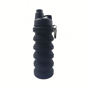 Wholesale Eco-Friendly BPA Free Portable Custom Color Silicone Foldable Collapsible Travel Water Bottle 500-1000ml <b>Tea</b> <b>Infuser</b> - Product Image 5
