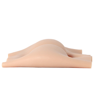 Culotte en silicone avec rembourrage fessier réaliste pour transgenres, drag queens et travestis, et forme de poitrine
