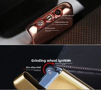 Briquets à gaz rechargeables en métal personnalisés avec logo en gros