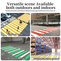 Feux de projection d'avertissement de passage piétonnier 200W IP67, panneaux de signalisation de sécurité routière industrielle pour le contrôle d'accès dans les usines