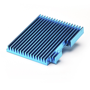 Custom CNC Machined Aluminum Alloy <strong>Heat</strong> Sink Connector Golden Anodized Cooling Fin Component Precision Milling Turning <strong>Parts</strong> - Product Image 4
