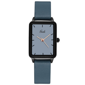 Reloj minimalista para estudiantes, reloj de pulsera cuadrado de cuarzo, reloj de nicho para mujer, venta al por mayor - Product Image 3